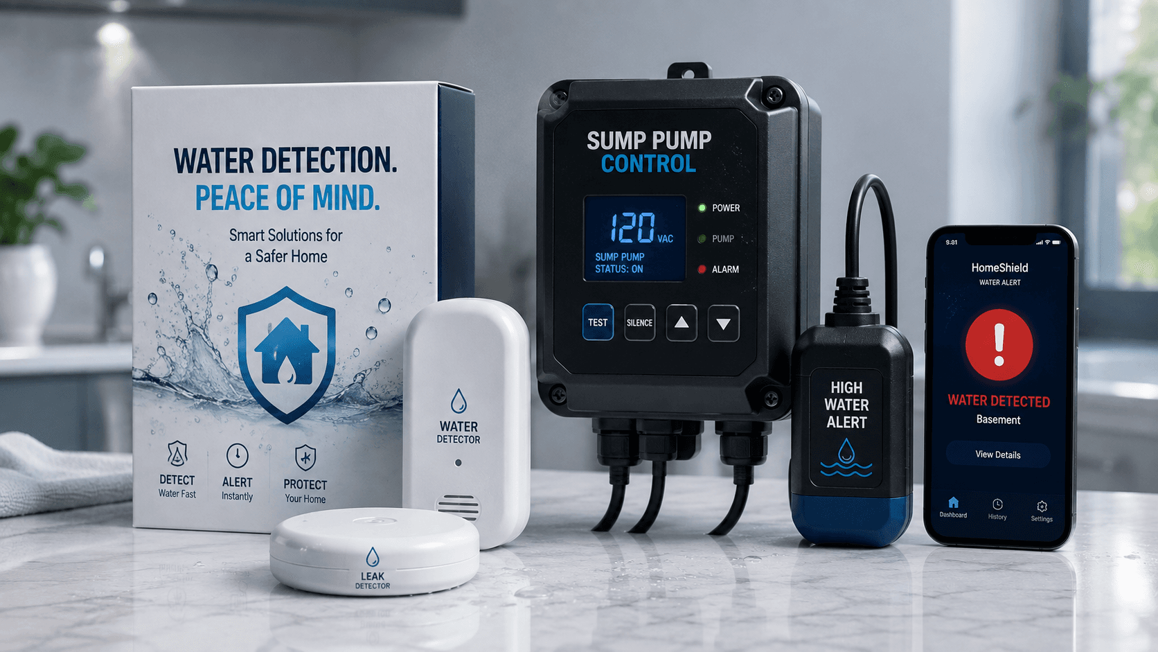 Home Safety & Water Detection products featured in this Amazon growth case study